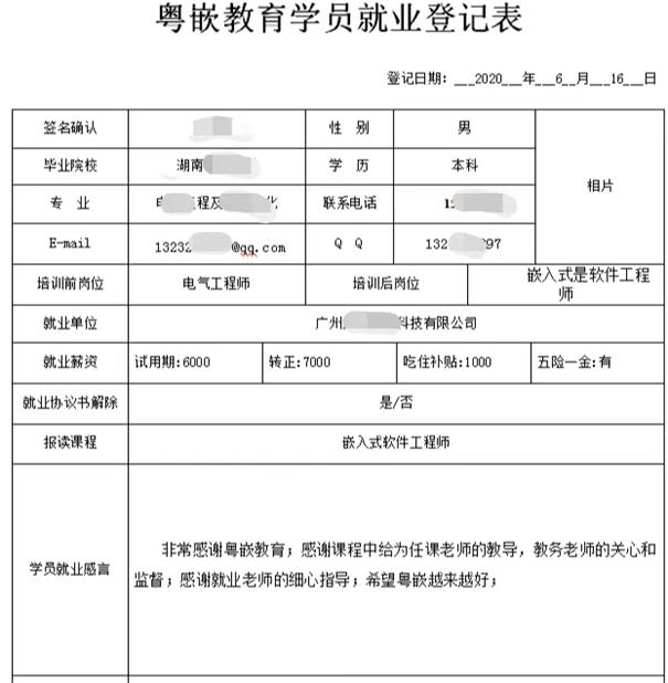 粵嵌學(xué)員：今年874萬畢業(yè)生，我拿到了滿意的offer